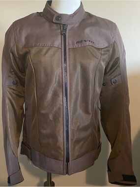 REV'IT! Eclipse NWT Ladies Mesh Motorcycle Jacket Brown FJT224 Size L40Small/Med